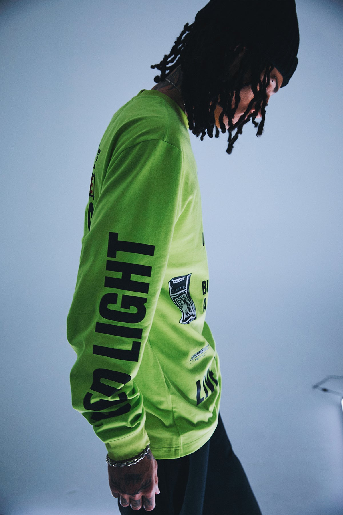 LAWRENCE Long Sleeve T-Shirt | Neon RTA Underground Streetwear | Perfect for Urban Fashion & Nightlife