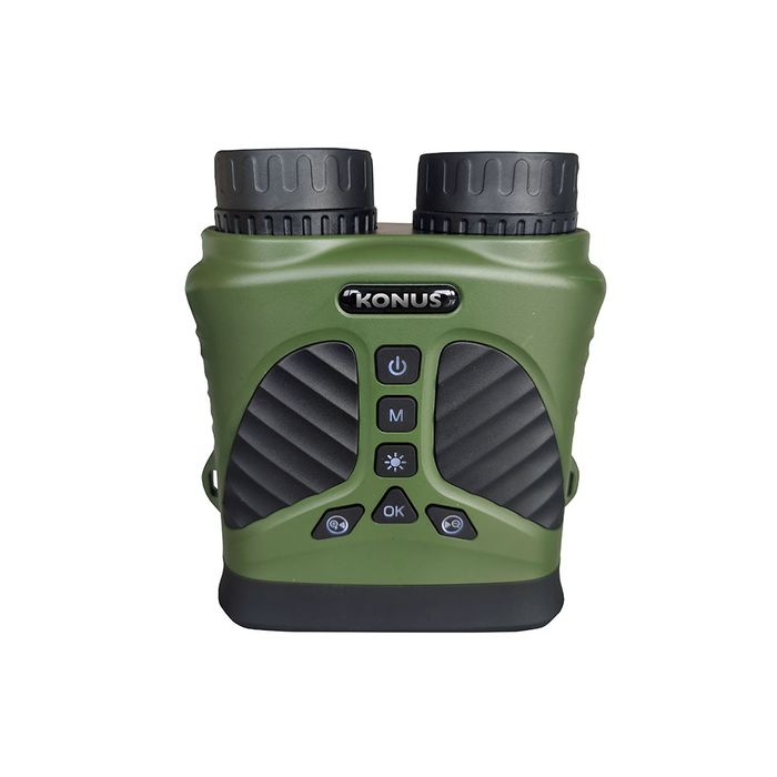 Konus Konuspy 17 Night Vision Binoculars 1x-8x Zoom HD 1920x1080 Resolution - Perfect for Hunting, Wildlife Observation, and Nighttime Security Surveillance