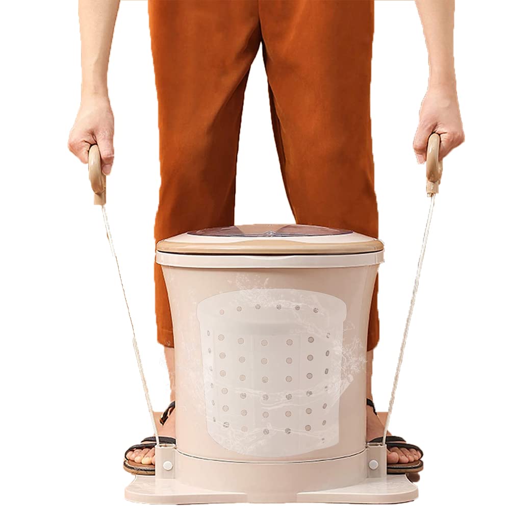 Portable Manual Spin Dryer for Clothes - Compact Non-Electric Laundry Wringer - Perfect for Apartments, Dorms, Camping & Travel - Quick Dry Solution for Small Spaces