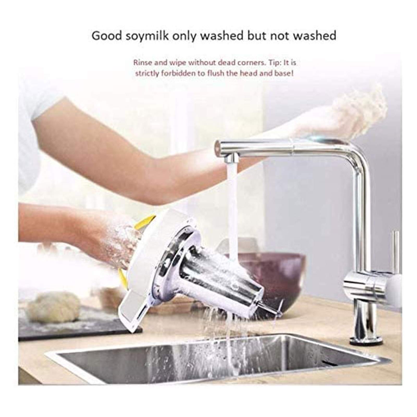 110V Electric Soy Milk Maker - Filter-Free, Multifunction Automatic Soybean Milk & Juice Machine, 1L Capacity - Perfect for Homemade Soy Milk, Nut Milk, Rice Paste & Healthy Drinks at Home