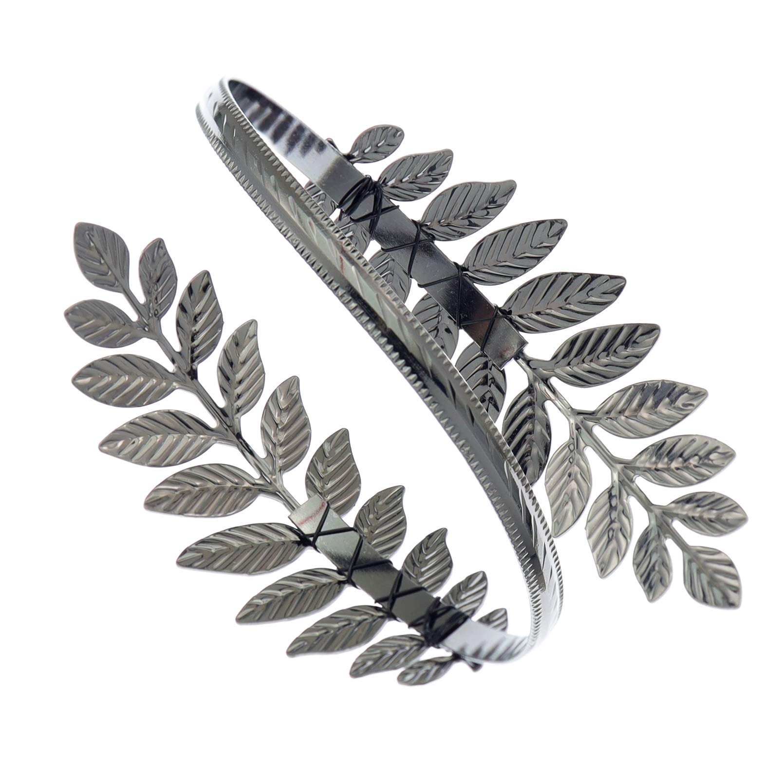 RechicGu Leaf Tree Bracelet - Greek Roman Laurel Arm Cuff Bangle for Women, Elegant Armband for Christmas, Festival, Bridal & Special Occasions | Perfect for Weddings, Parties and Boho Fashion Accessories