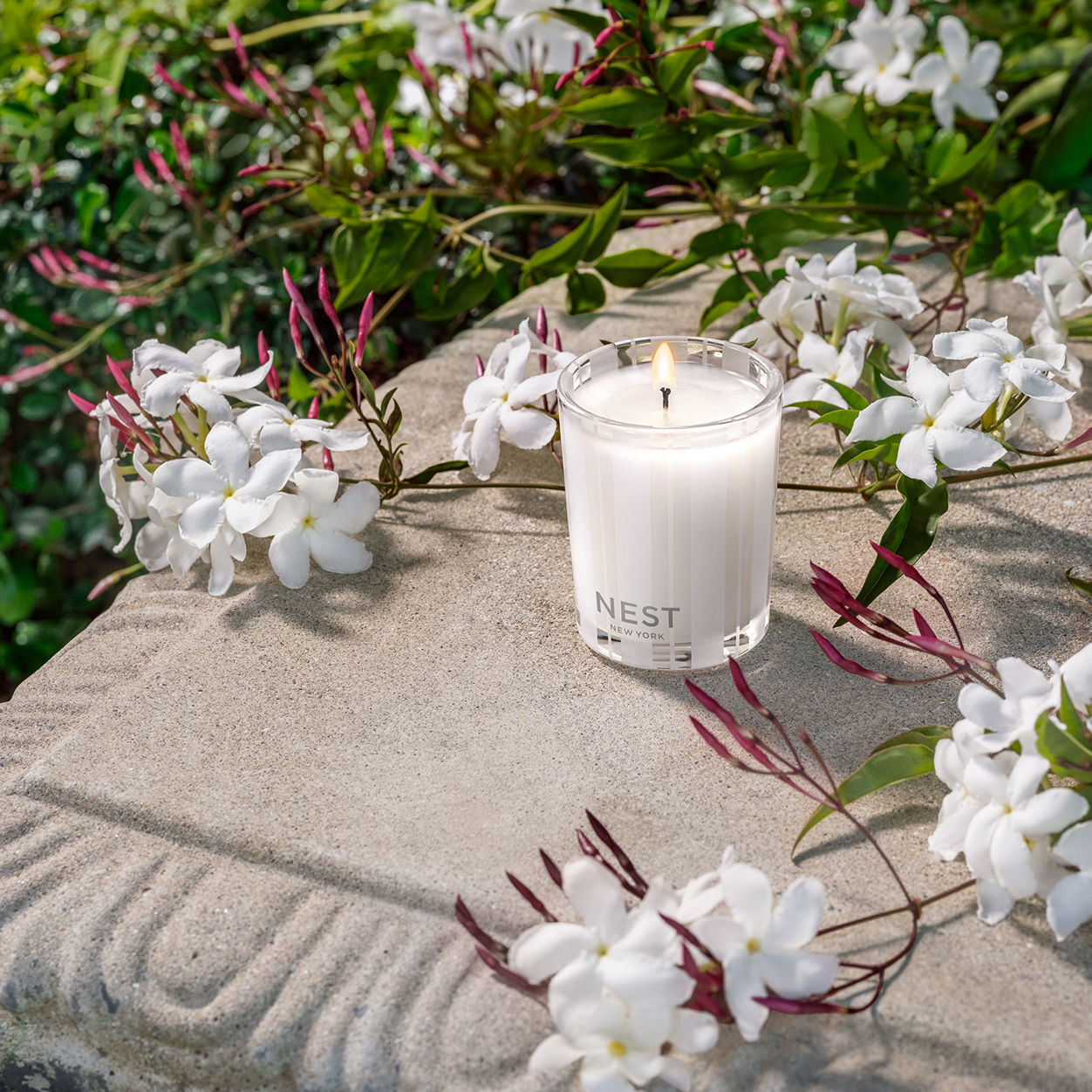 Premium Indian Jasmine Scented Candle - Long-Lasting Aromatherapy for Relaxation, Meditation & Home Decor | Perfect for Bedroom, Bathroom & Yoga Studio