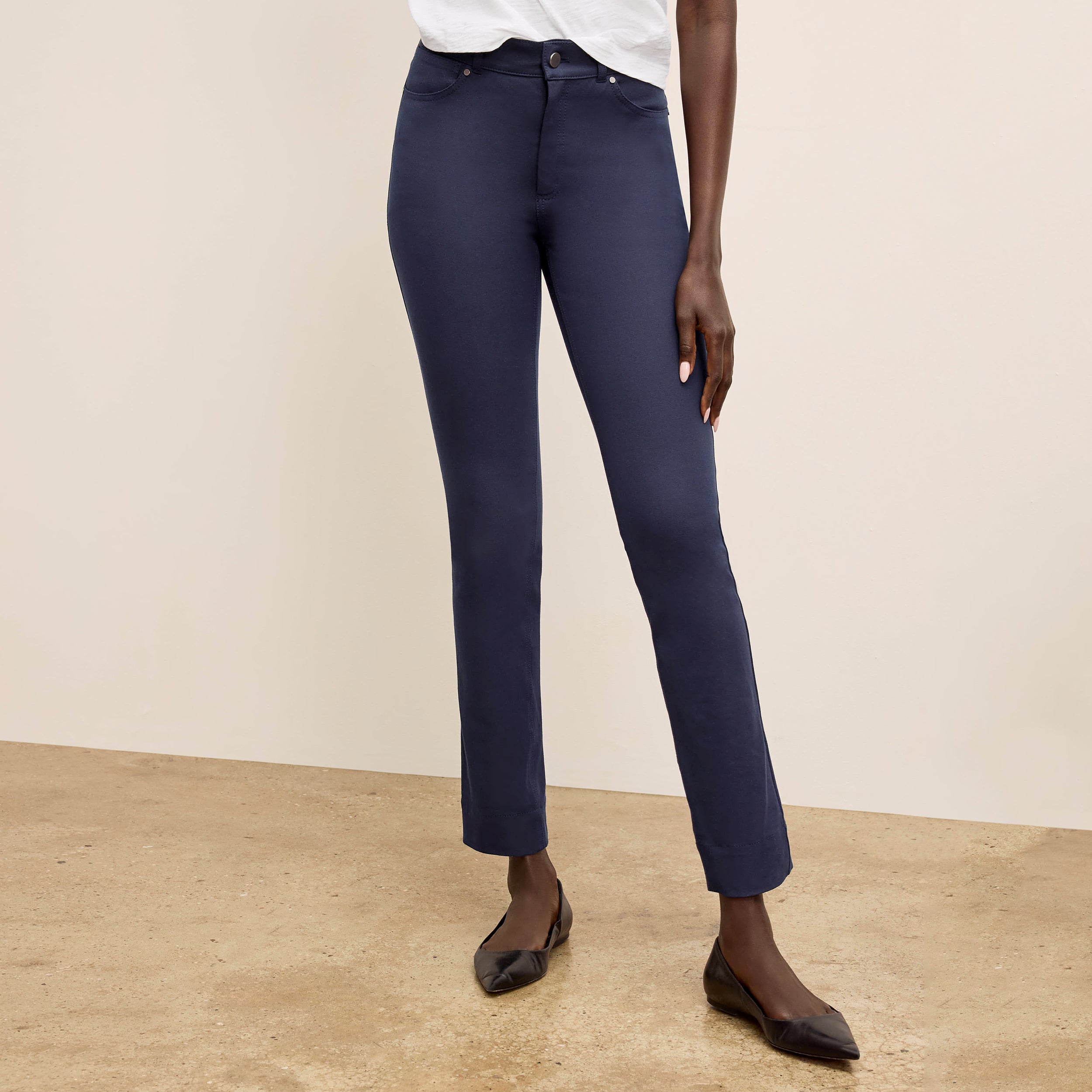 Roma Jean Eco-Friendly Better Than Denim Jeans - Dark Navy Blue for Women | Sustainable Fashion for Casual Wear & Everyday Outfits