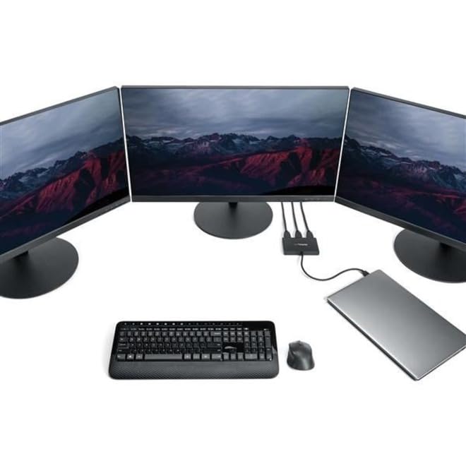 StarTech.com 3-Port USB-C to Triple HDMI Multi-Monitor Adapter - 3X 1080p 60Hz Display Extender/Splitter for Laptop with Extra-Long Cable - Windows Compatible (MSTCDP123HD) - Perfect for Home Office, Gaming & Multi-Tasking