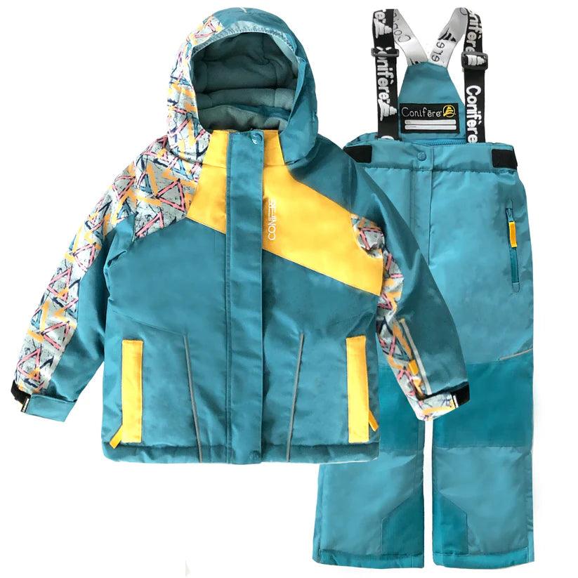 Conifere Girls' Winter Snow Suit - Waterproof Insulated Snowsuit for Kids (Sizes 4, 6x, 7) - Perfect for Skiing, Snowboarding & Outdoor Winter Play