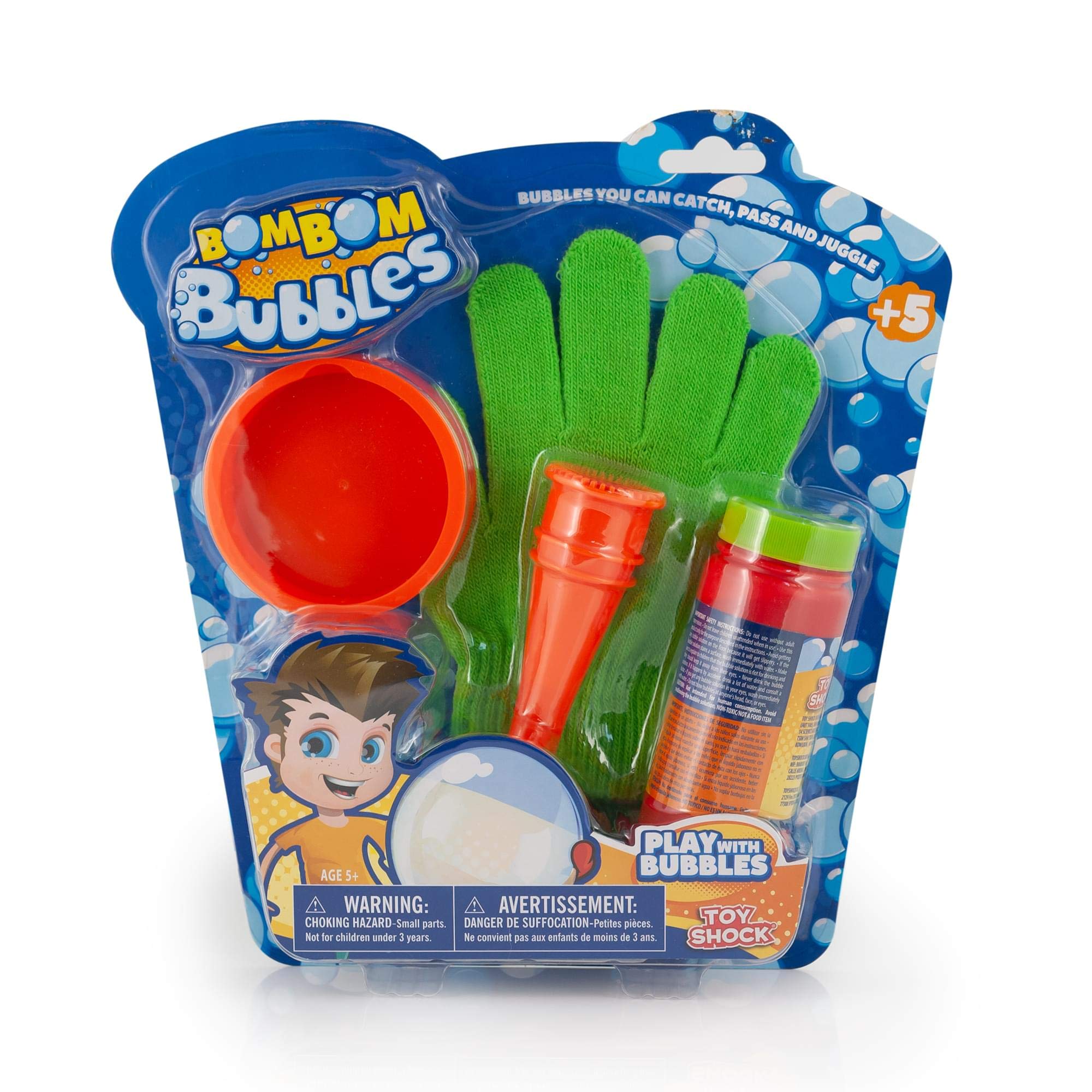 Magic Bubble Gloves Kit - Unpoppable Bubble Maker Set with Bubble Solution for Kids - Perfect for Outdoor Play, Birthday Parties & Science Experiments