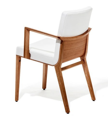 Ton Moritz Armchair - Modern Wooden Lounge Chair for Living Room, Office & Dining - Comfortable Mid-Century Design for Home Decor