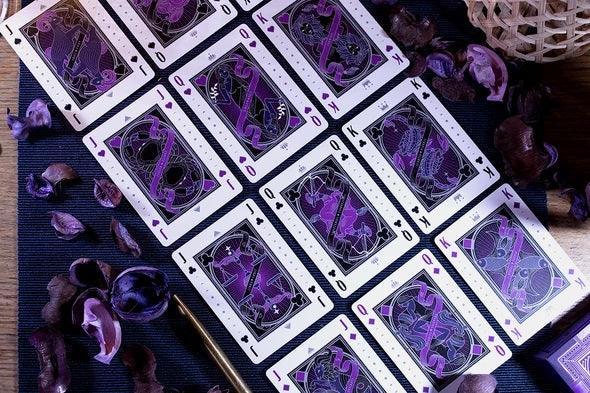 Mystique Purple Constellation Playing Cards - Premium Tarot-Style Deck for Magic Tricks, Cardistry & Collectors | Perfect for Game Nights, Fortune Telling & Unique Gifts