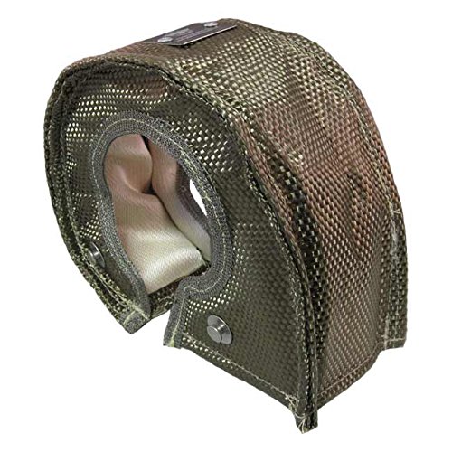 PTP Turbo Blankets Universal T3/T4 Turbo Blanket - Heat Resistant Lava Wrap for High-Performance Cars & Racing Vehicles - Perfect for Track Days & Engine Protection
