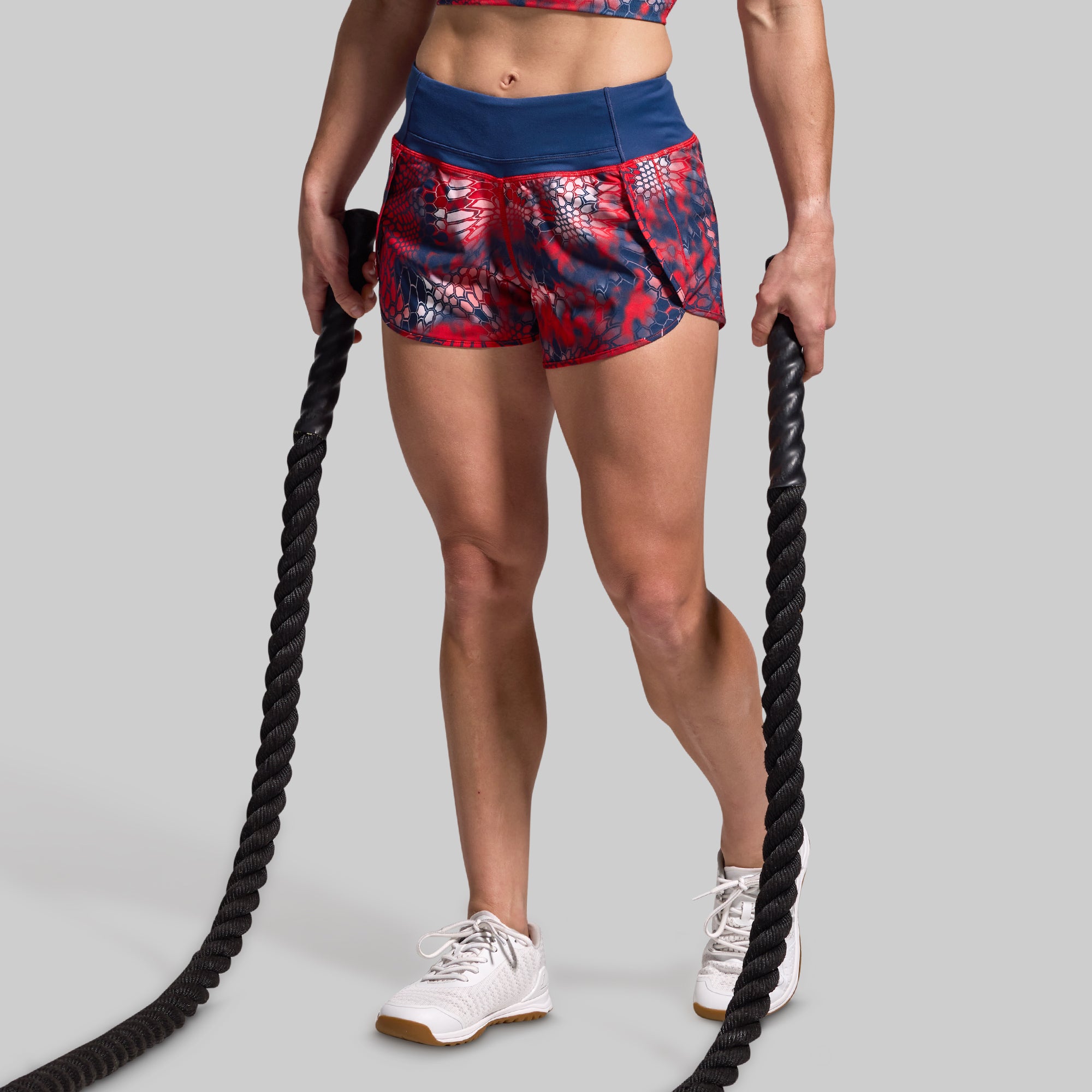 Free Flow Shorts - Kryptek Freedom Camo Pattern Quick-Dry Outdoor Hiking & Running Shorts for Men - Perfect for Camping, Gym, and Summer Adventures