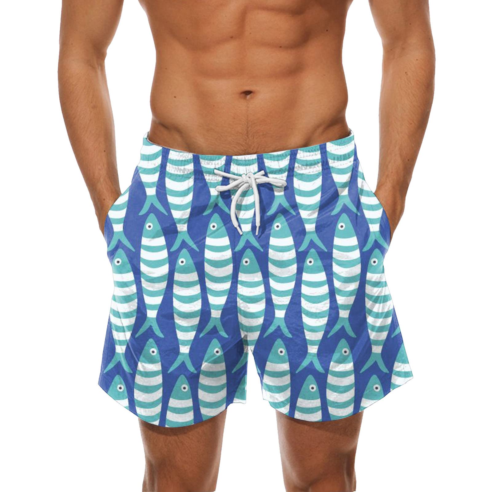 XXBR Men's Hawaiian Beach Shorts - Summer Floral Print Swim Trunks with Drawstring Elastic Waist & Pockets | Casual Swimwear for Pool, Beach Vacation & Tropical Getaways