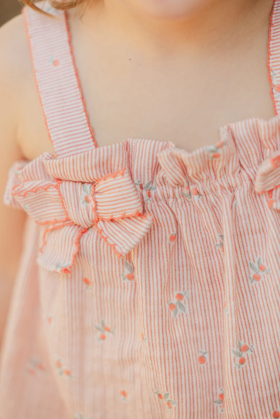 Tartine Et Chocolat Peach Strap Bloomer Set - Soft Cotton Lingerie for Women | Perfect for Sleepwear, Loungewear & Intimate Moments