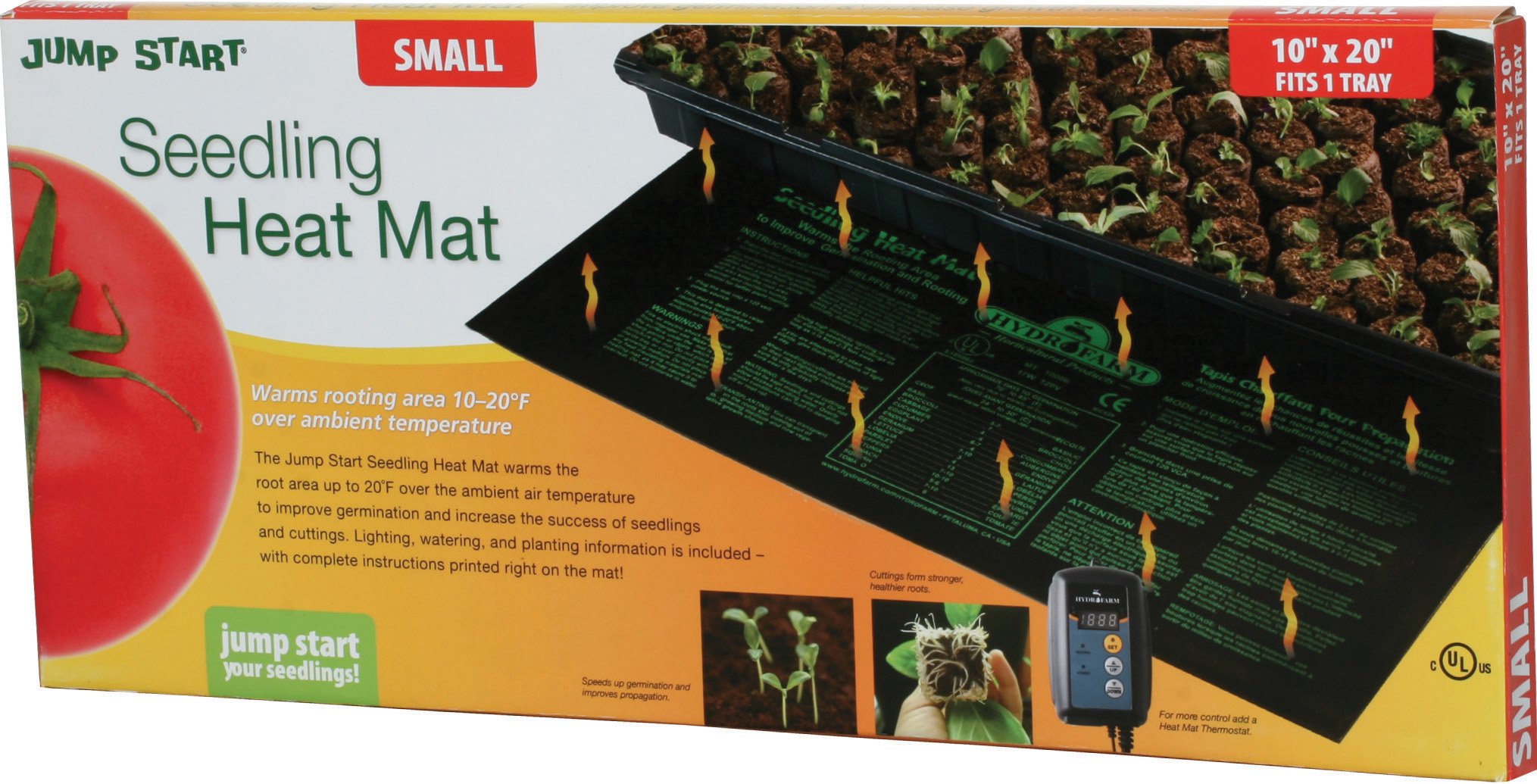 17W Seedling Heat Mat - Waterproof Plant Propagation Mat for Indoor Gardening, Hydroponics & Greenhouse Seed Starting - Perfect for Germination, Rooting & Plant Growth