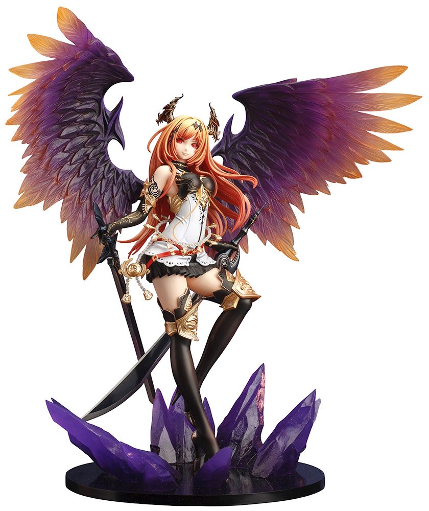 Attack on Bahamut Dark Angel Olivier 1/8 Scale PVC Figure - Anime Collectible for Display & Gaming Room Decor