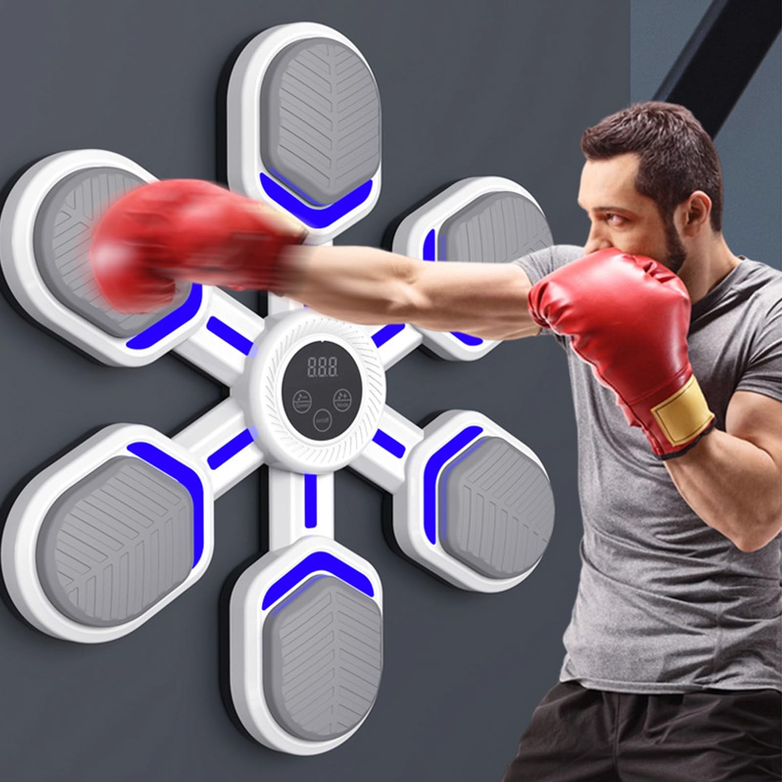 Smart Electronic Punching Bag for Boxing Training - Improve Speed & Skills - Home Gym Equipment for Fitness & Cardio Workouts - Perfect for Boxing Enthusiasts & Home Workouts
