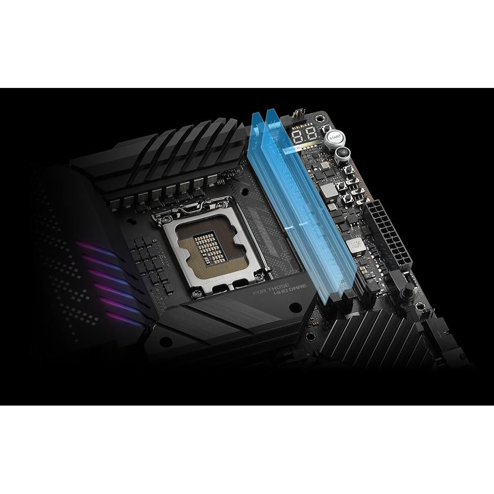 ASUS ROG MAXIMUS Z690 APEX Gaming Motherboard - Intel LGA 1700 Socket, DDR5, PCIe 5.0, WiFi 6E - Perfect for High-Performance PC Builds & Extreme Gaming Rigs