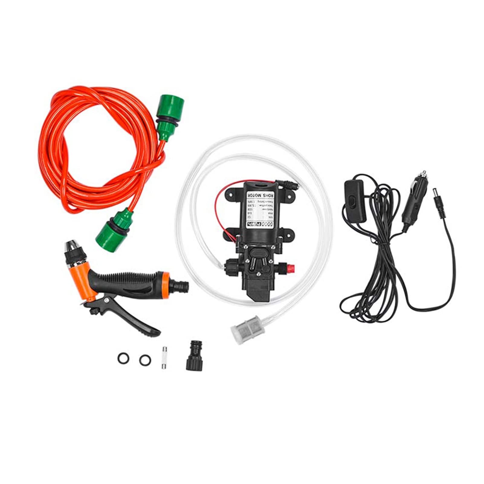 YKLL 12V 160PSI High Pressure Car Washer Gun - Portable Electric Pressure Washer for Auto, Garden & Home Cleaning - Ideal for Car Washing, Patio Cleaning, and Outdoor Equipment Maintenance