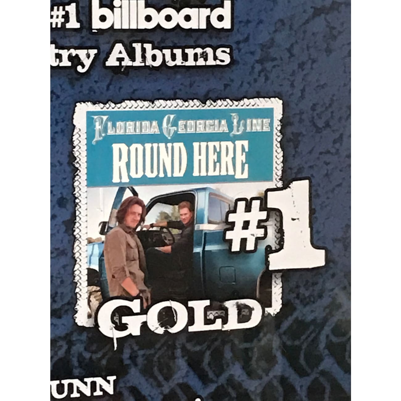 Florida Georgia Line RIAA Multi Platinum Combo Award - Certified Music Achievement Plaque - Perfect for Fan Collectibles, Music Memorabilia Displays & Artist Tributes