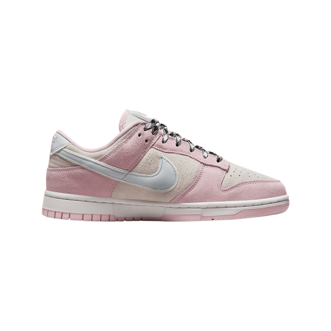 Nike Women's Dunk Low LX Sneakers - Pink Foam & Pure Platinum Colorway | Casual Wear, Street Style & Gym Fashion