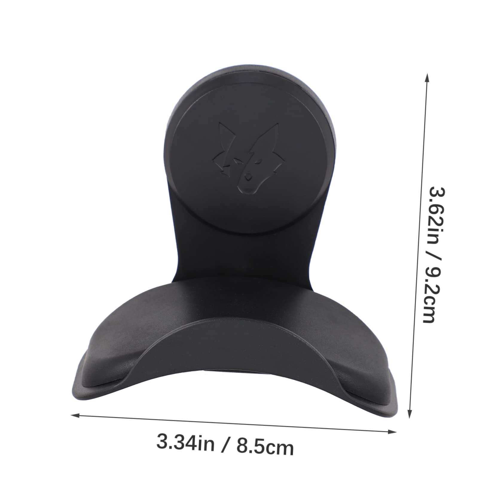 6-Pack Angoily Headphone Hangers - Wall Mount & Under Desk Headset Stand Hooks for Gaming, Office & Home Organization (Black) - Perfect for Gamers, Work from Home & Headphone Storage Solutions
