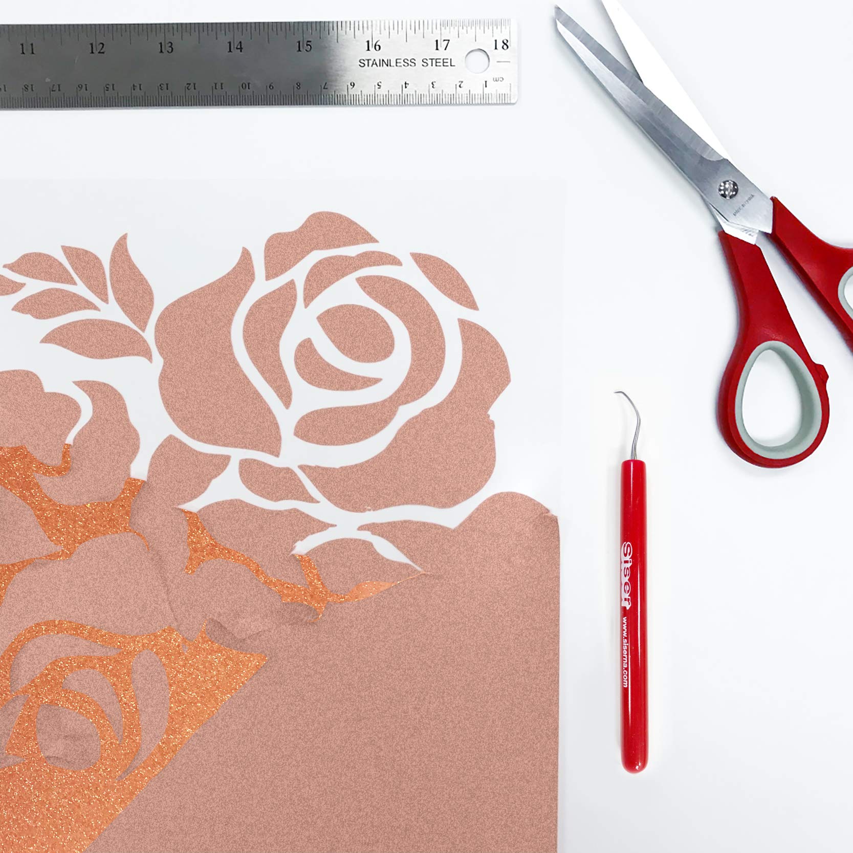 Siser Glitter HTV Heat Transfer Vinyl Roll 11.8