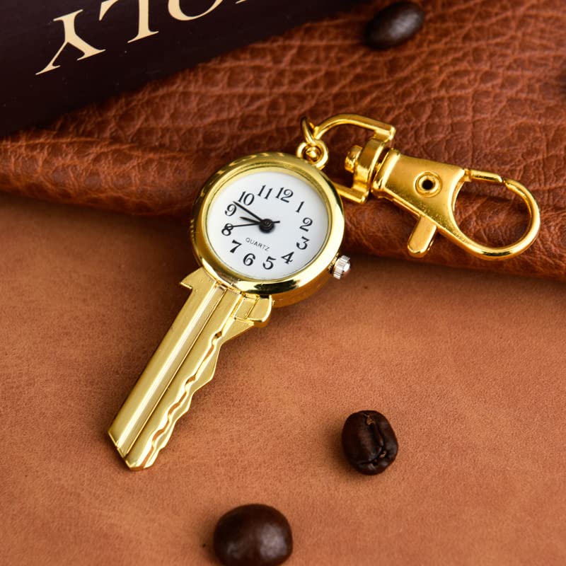 Men's Quartz Pocket Watch with Chain - Stylish & Portable for Travel & Gifts