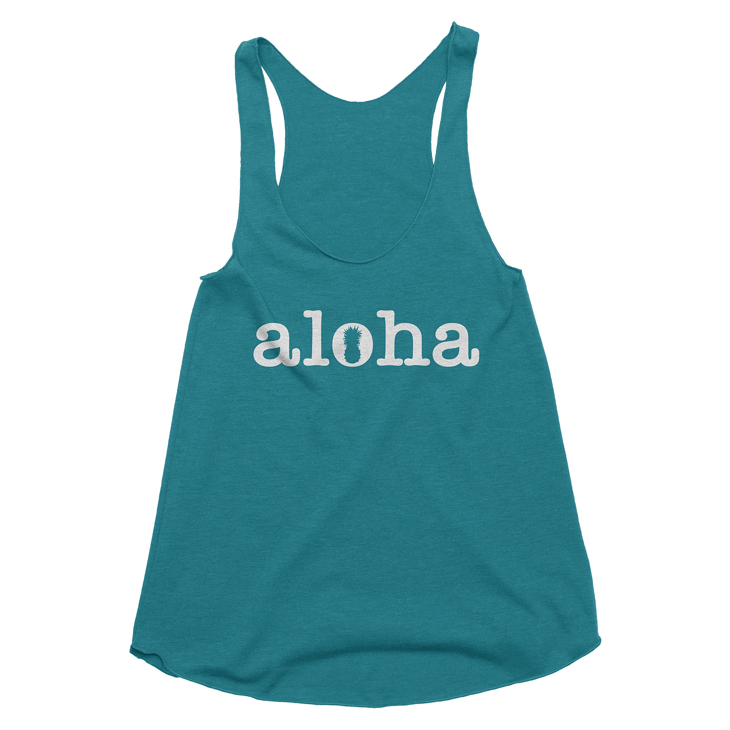 Spunky Pineapple Aloha Beach Tank Top for Women - Summer Vacation Hawaiian Shirt, Casual Wear for Beach Party, Luau & Tropical Getaways