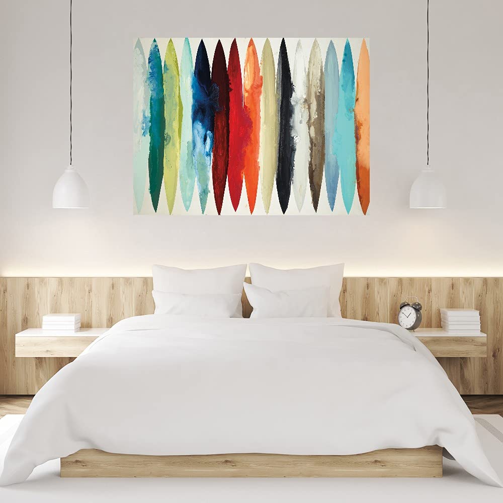 Premium Fine Art Canvas Wall Decor - Even Flow Painting by Artist Randy Hibberd - 32x24 Inch Ready-to-Hang Abstract Artwork for Living Room, Bedroom, Office & More - Perfect for Modern Home Decor & Gift Giving
