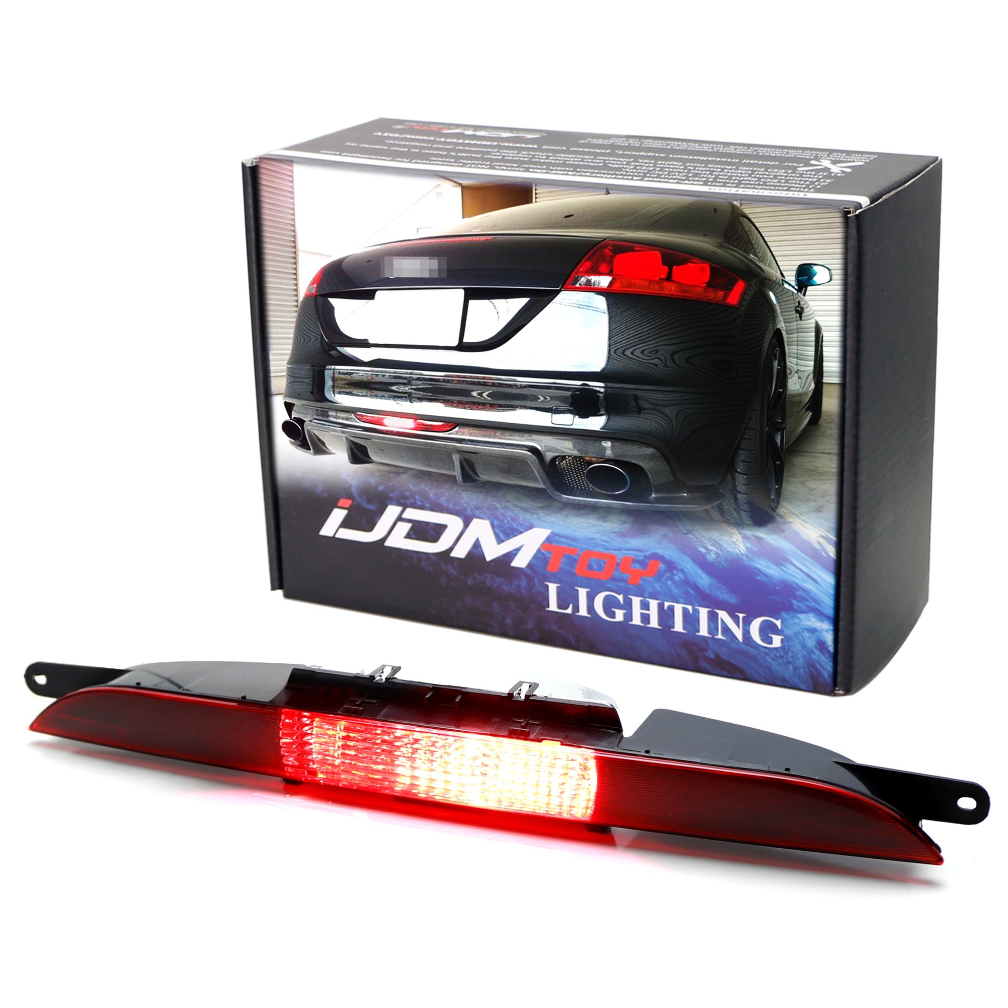 Euro Spec Rear Fog Lamp with LED Bulb & Wiring Harness Compatible with Audi TT 2007-2014 - Perfect for Night Driving & Enhanced Safety