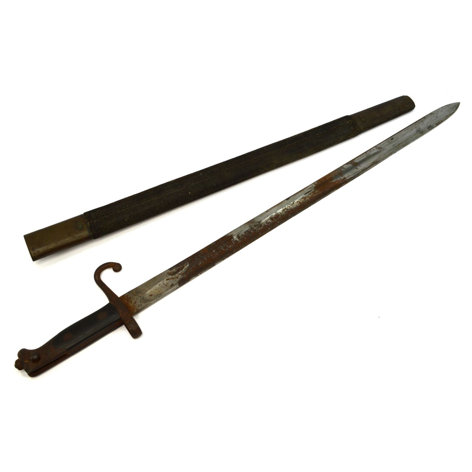 Antique Torino M1871 Sword Bayonet for Vetterli Vitali Rifles - Italian Military Collectible BG 1041 - Perfect for Historical Reenactments & Weapon Collections