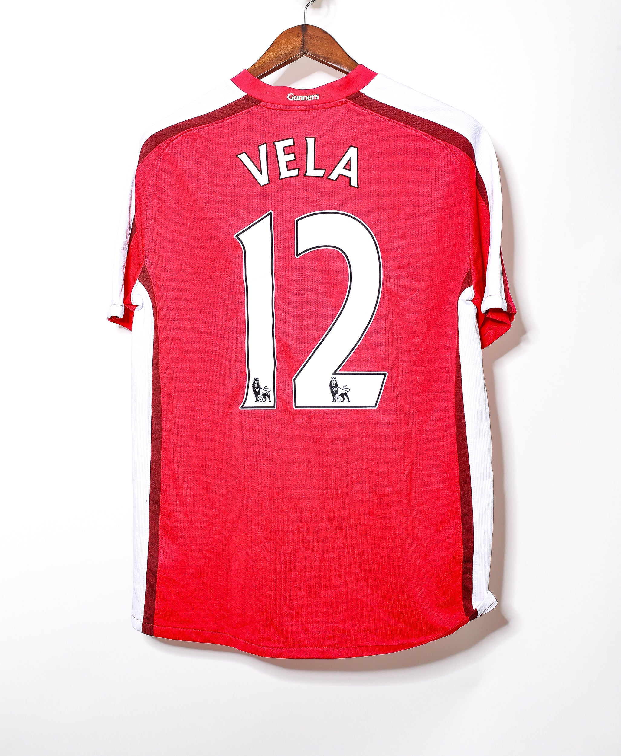 2008 Arsenal FC Home Jersey #12 Carlos Vela - Men's Soccer Shirt for Fans & Collectors - Perfect for Matchdays, Gifts & Memorabilia