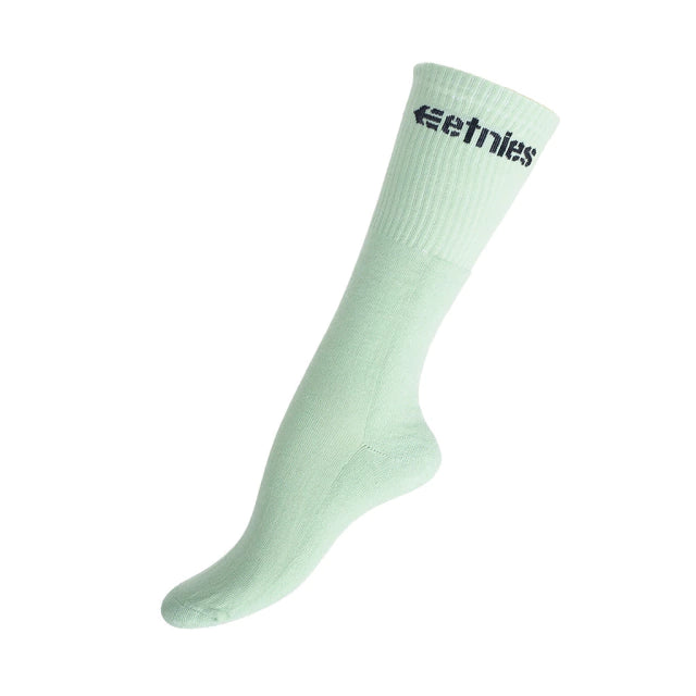 Etnies Classic Logo Socks Pack of 3 - Comfortable Skateboard Socks for Men & Women - Perfect for Skateboarding, Casual Wear & Sports