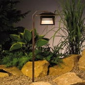 Kichler 15391OZ 12V LED Path Light & Spread Light in Olde Bronze Finish - Outdoor Landscape Lighting for Garden, Walkway, and Driveway