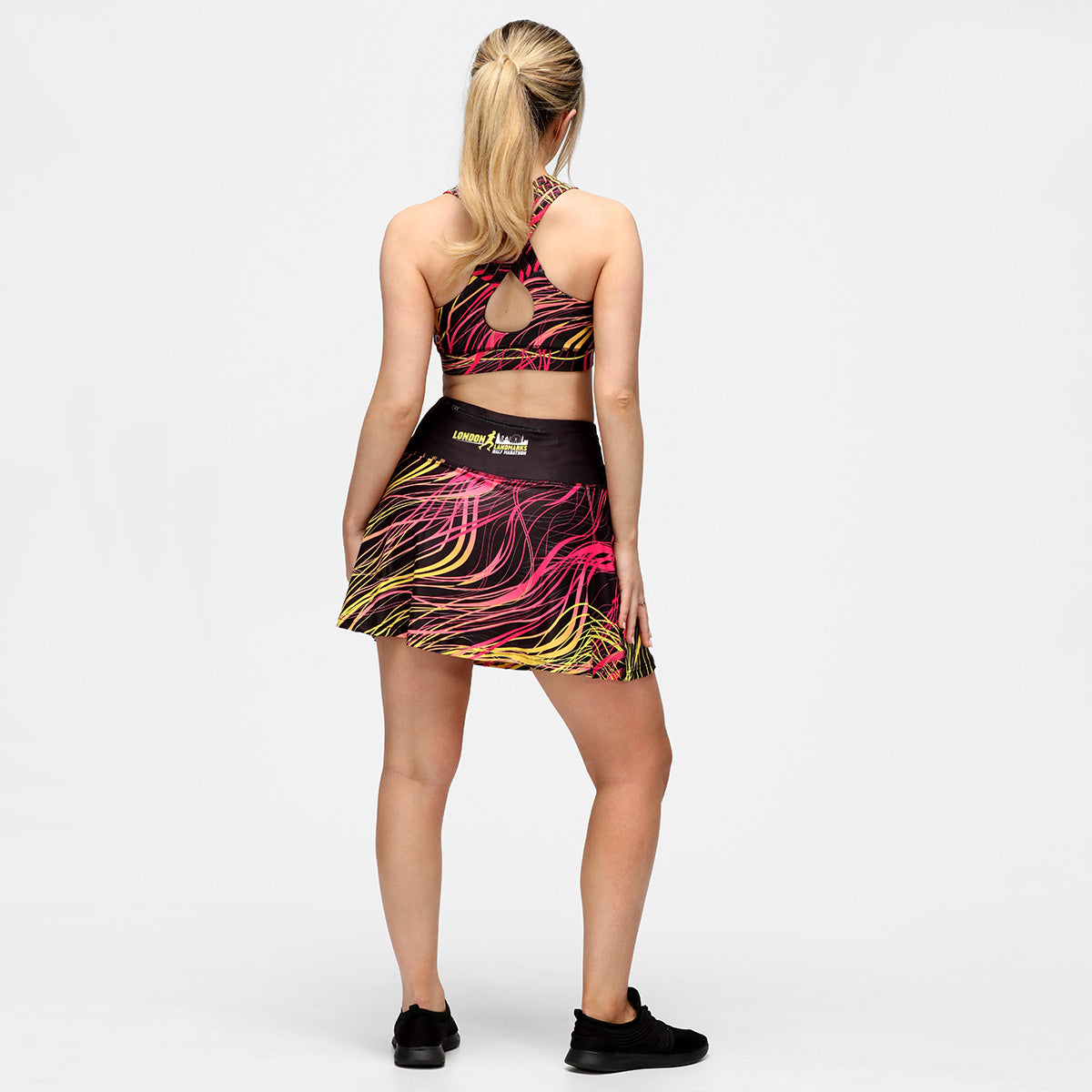 LLHM Sounds of London Skort - Women's Stylish Athletic Skirt Shorts for Running, Yoga & Tennis - Comfortable & Trendy Activewear