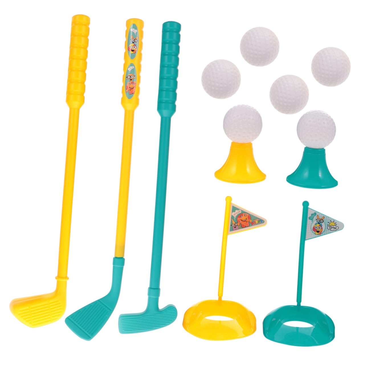 Toddmomy Outdoor Golf Playset for Kids - Parent-Child Sports Toy Set with Tee for Backyard, Park & Family Bonding Activities