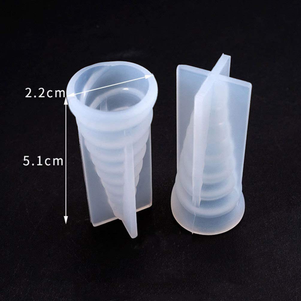 EXCEART 3PCS Unicorn Horn Silicone Molds for Epoxy Resin, DIY Animal Handicraft Casting, Cake Decorating – Perfect for Home, Store, Mall & Craft Projects