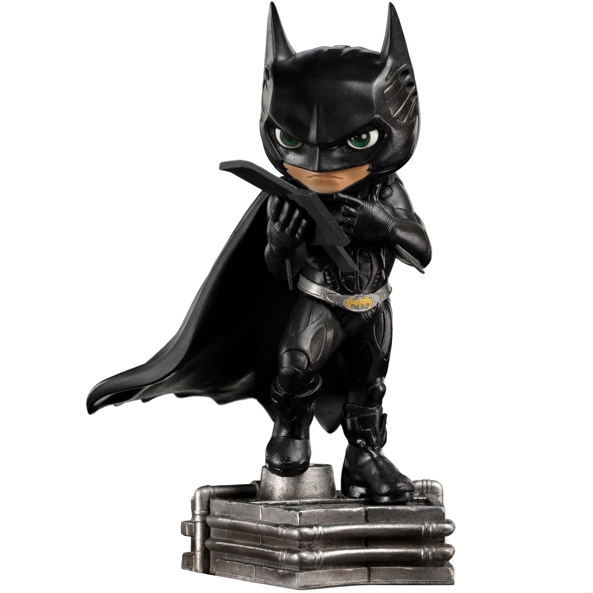Iron Studios Mini Statue Batman Forever 16cm Collectible Figure - Perfect for DC Comics Fans, Display & Home Decor