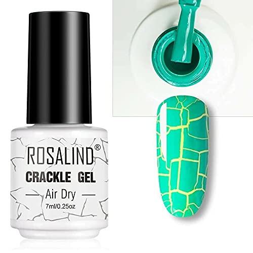 BELLE GAGA™ ROSALIND Crackle Gel Nail Polish - 7ml Quick Dry Crack Effect Nail Art Gel for Manicure, Self-Nail & Salon Use | Perfect for DIY Nail Designs, Home Manicures & Professional Nail Artistry (A627)