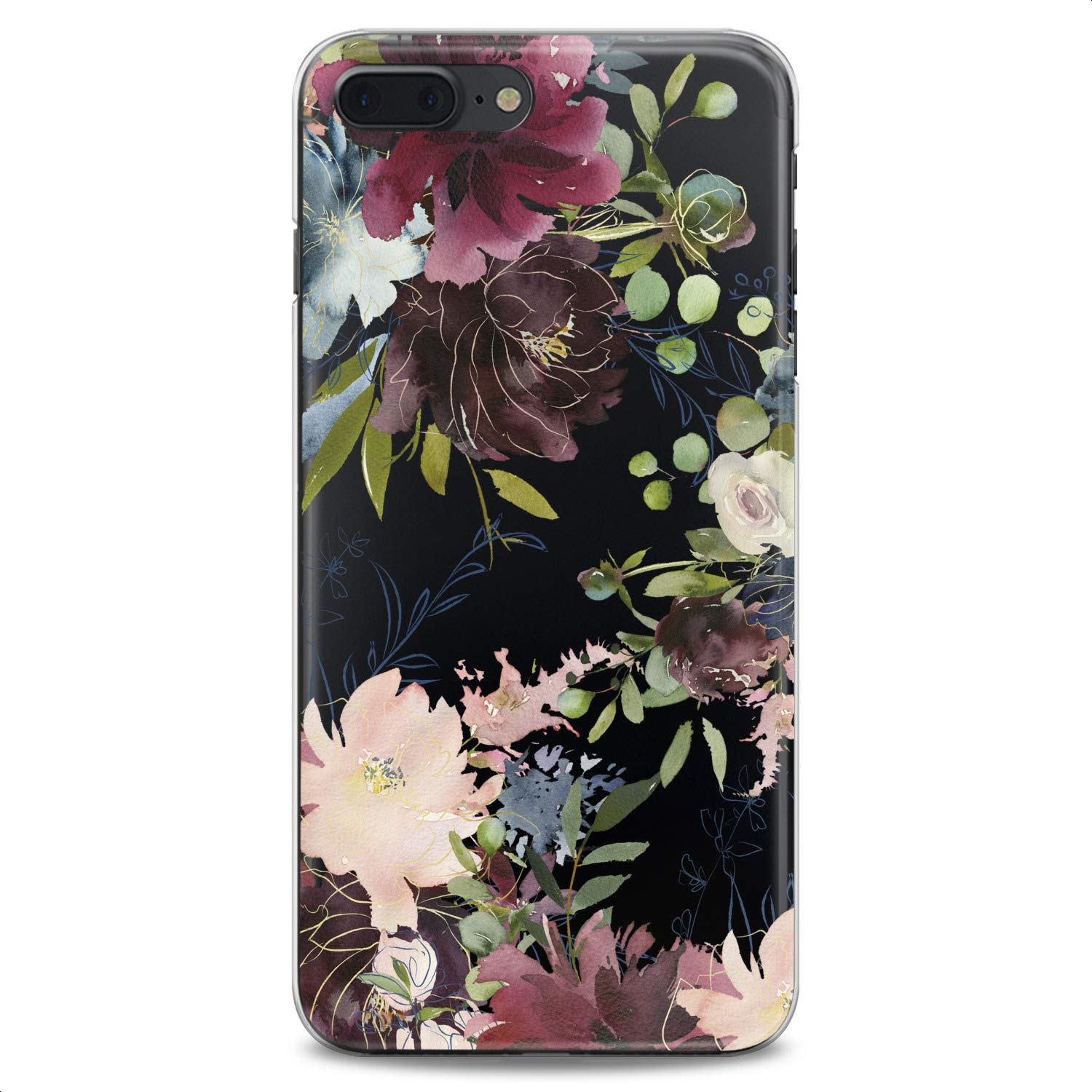 Premium TPU Phone Case for iPhone 16/15/14/13/12/11 Pro Max/Plus/Mini/XS/XR/X/8/7/6/5/SE - Slim Flexible Silicone Cover with Elegant Peony Floral Design & Leaf Patterns - Cute Kawaii Style Protective Case for Women & Girls - Perfect for Daily Use, Work & Outdoor Activities