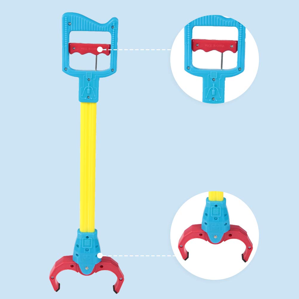 VGEBY1 Kids Robot Arm Claw Toy - Interactive Grabber Reacher Toy for Children, Yellow Intelligence Toy with Extendable Stick - Perfect for Playtime, STEM Learning & Hand-Eye Coordination Training