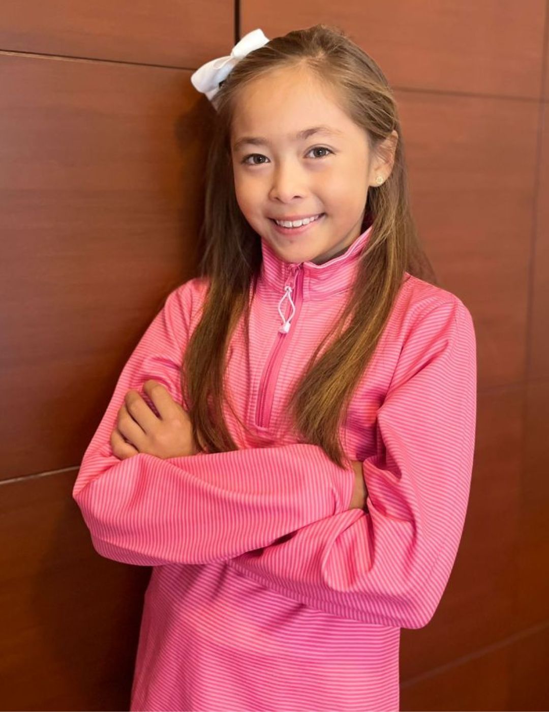 Mila Youth Girls' Quarter Zip Pullover Fleece Jacket - Soft Warm Winter Outerwear for School, Sports & Outdoor Activities