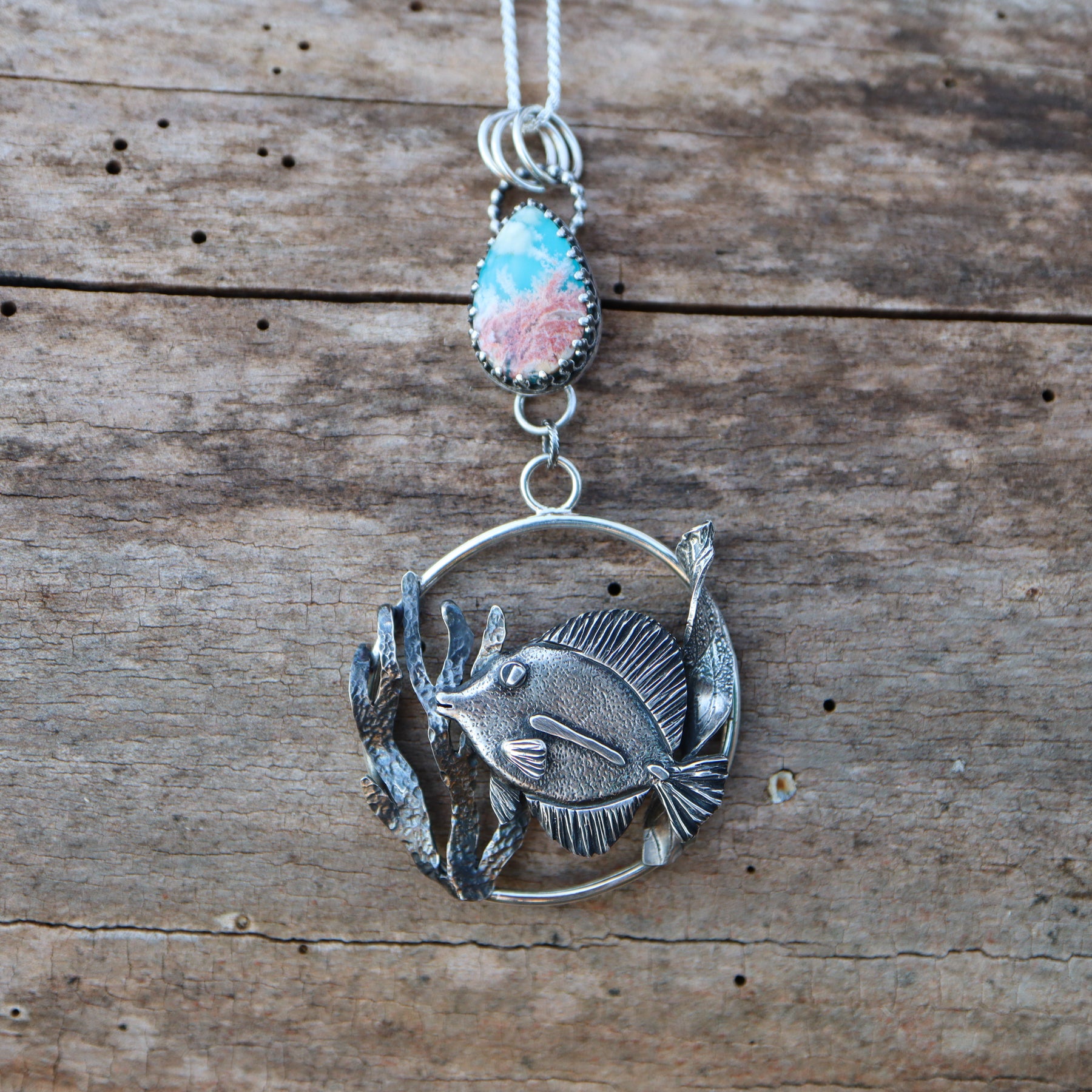 Tang Fish Reef Necklace - Elegant Ocean-Inspired Jewelry for Women | Perfect for Beach Vacations, Summer Outfits & Gift Giving
