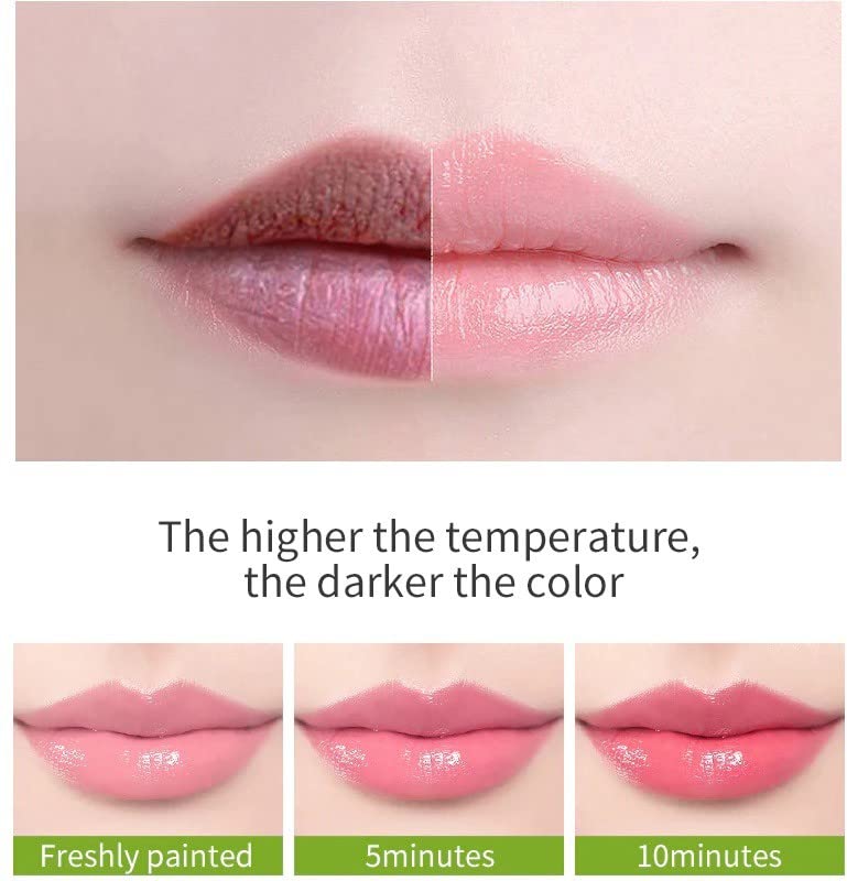 Color Changing Lip Balm - Hydrating & Moisturizing Tinted Lip Care for Smooth Lips | Perfect for Daily Use, Makeup, and Dry Lips
