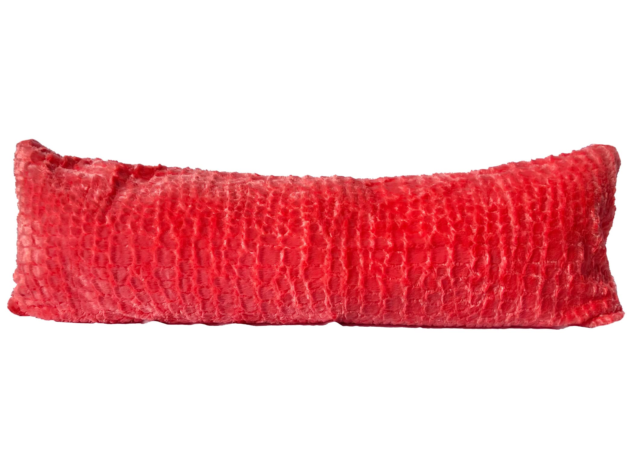 Pillowtex Ultra Soft Plush Body Pillow - 20x72 Inches Coral - Perfect for Sleeping, Lounging & Pregnancy Support