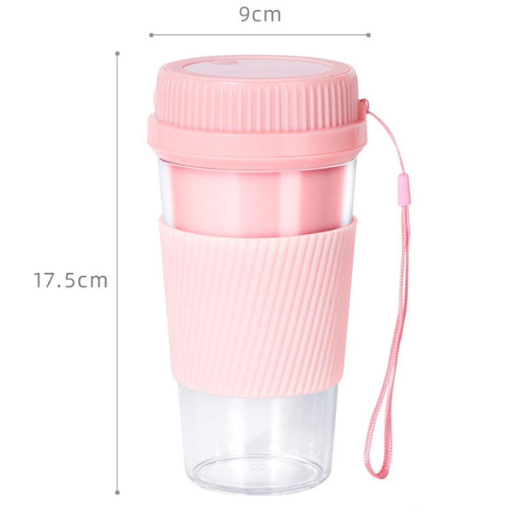 Portable USB Rechargeable Blender 300ml - Cordless Small Juicer Cup with 1200mAh Battery for Smoothies, Shakes & Healthy Drinks - Perfect for Gym, Office & Travel