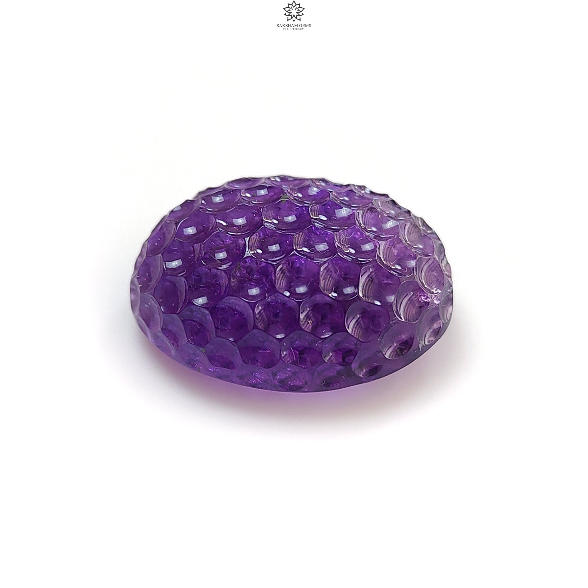 Natural Untreated Citrine & Amethyst Quartz Gemstone Carving - Handcrafted Oval Shape for Jewelry Making, Healing Crystals & Spiritual Decor (1pc) | Perfect for Necklaces, Bracelets, Meditation & Home Decoration