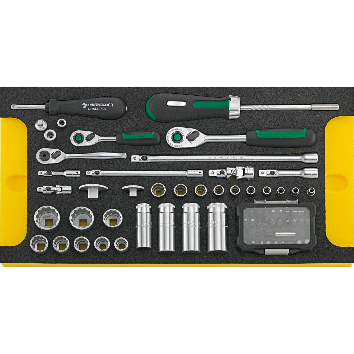 Stahlwille 96831106 Professional Tool Set - High-Quality Assorted Tools for Mechanics & DIY Projects | Perfect for Automotive Repair & Home Maintenance
