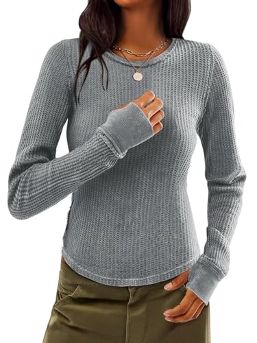 Waffle Knit Grey