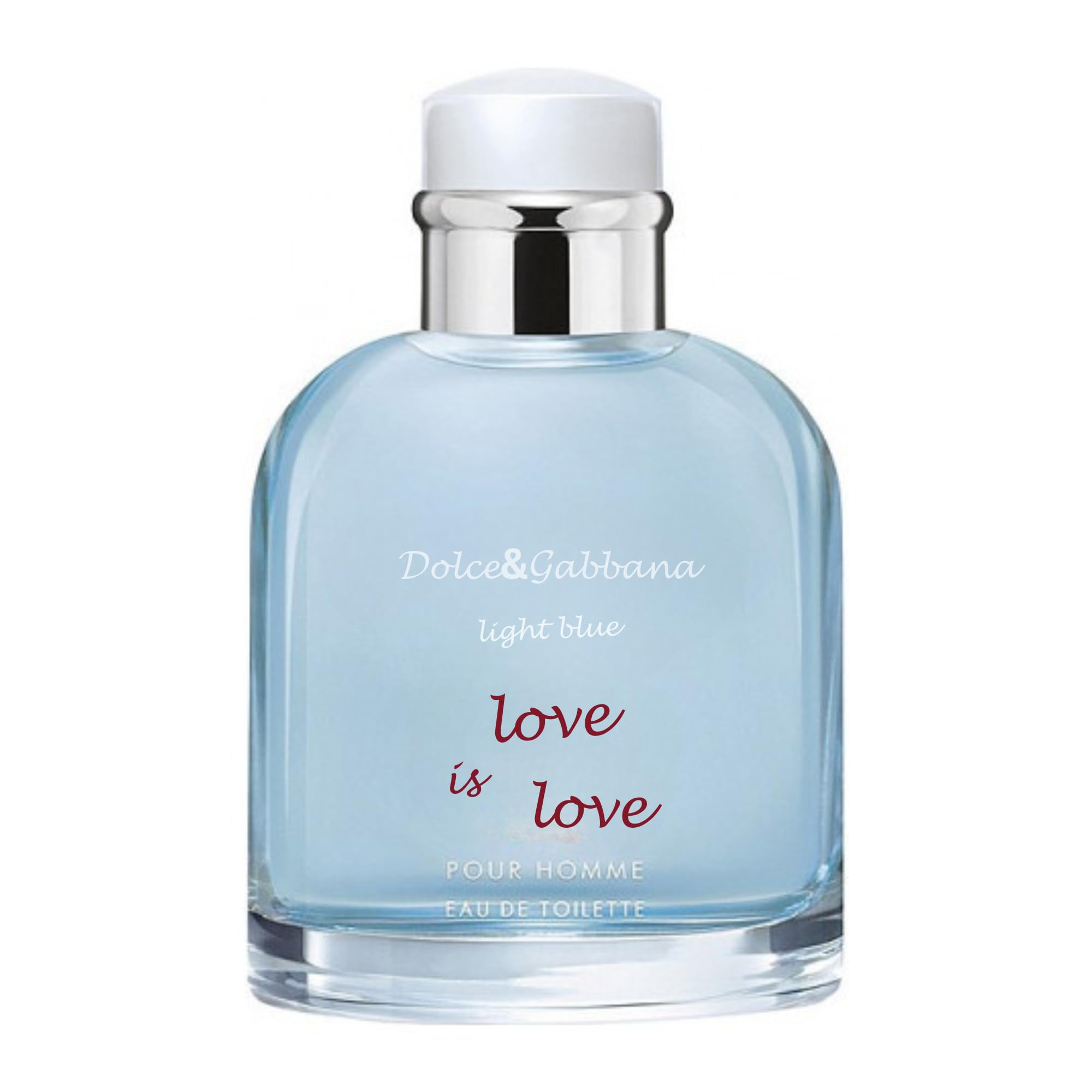 Light Blue Love is Love Cologne for Men | Long-Lasting Eau de Toilette | 4.2 oz (125 ml) Fresh Scent | Perfect for Date Night, Office & Special Occasions