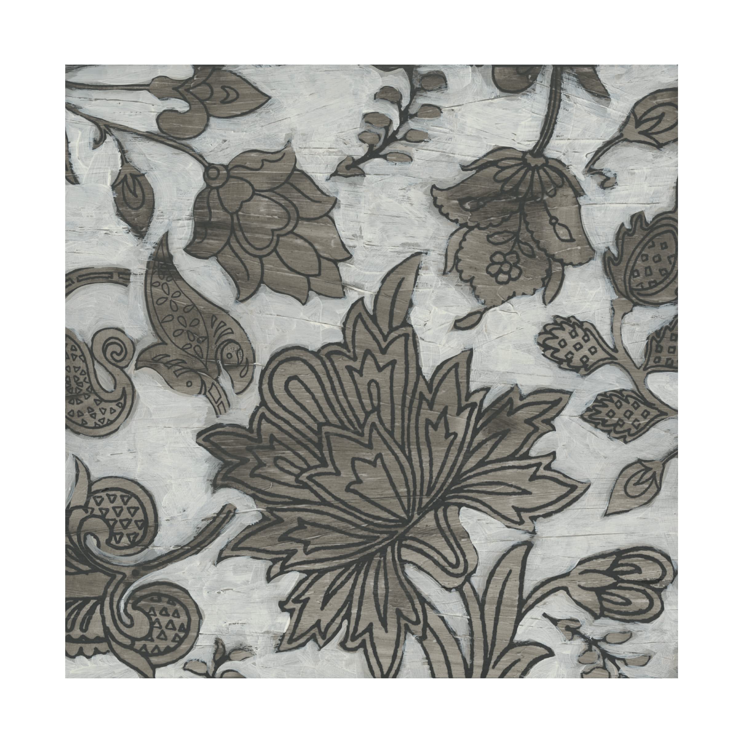 Trademark Fine Art 'Barnwood Chintz II' Canvas Wall Art Print by June Erica Vess - Perfect for Living Room, Bedroom & Office Decor